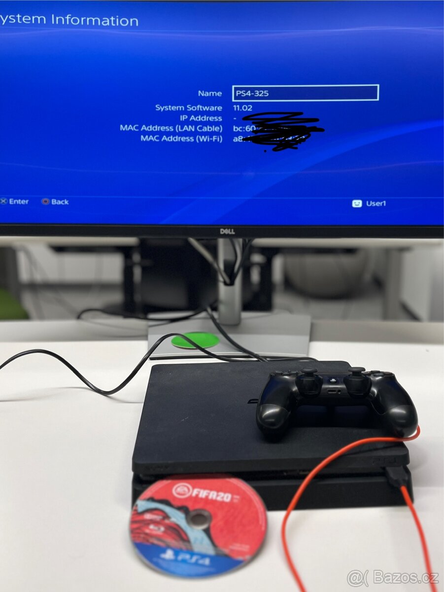 PS4 Slim 500gb + Fifa 20