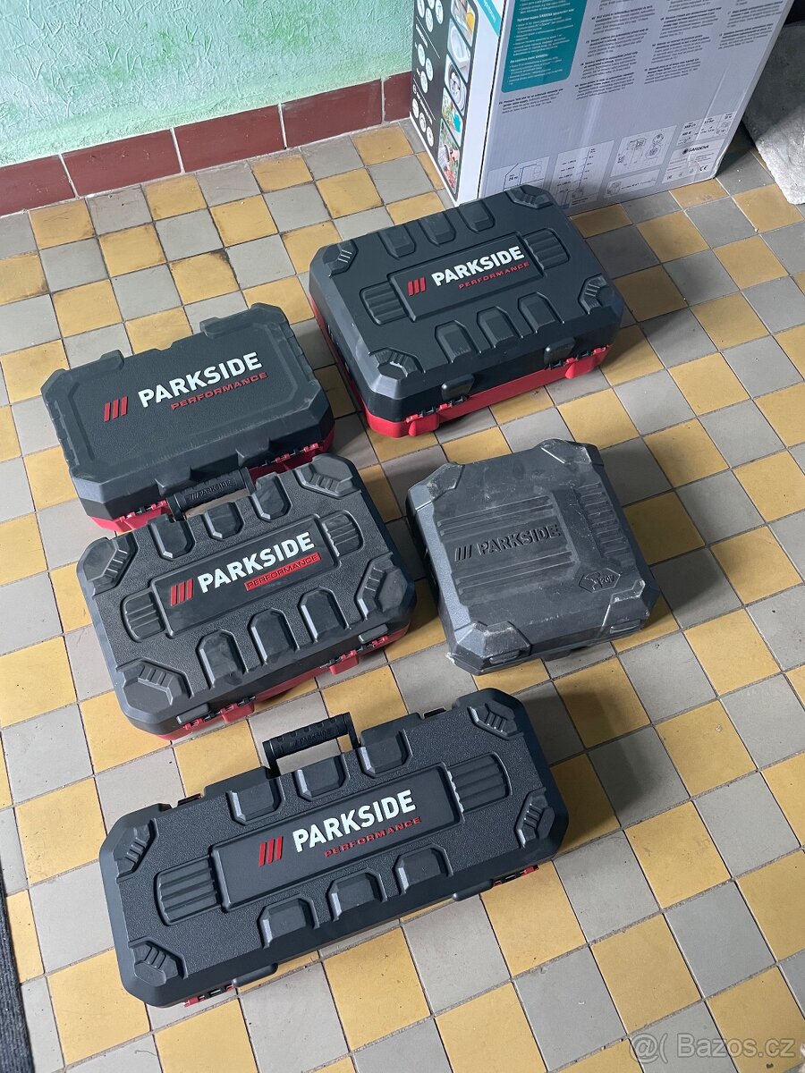 Parkside performance kufry na nářadí