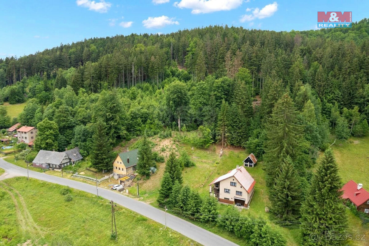 Prodej pozemku k bydlení, 2436 m², Smržovka, ul. Údolní