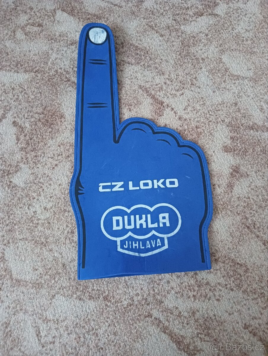 Rukavice na fandění na hokej