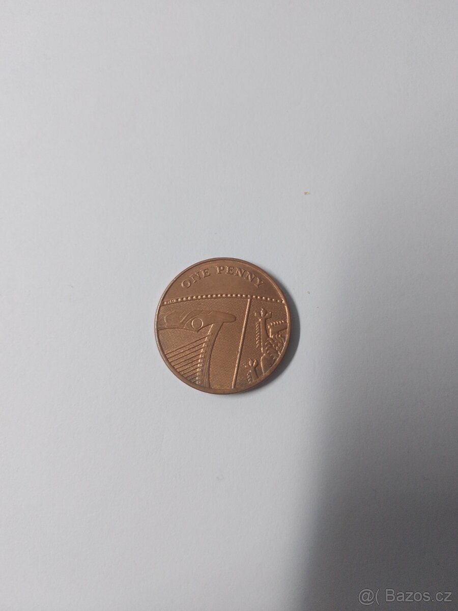 Prodám minci VELKÁ BRITÁNIE. 1 penny 2011.