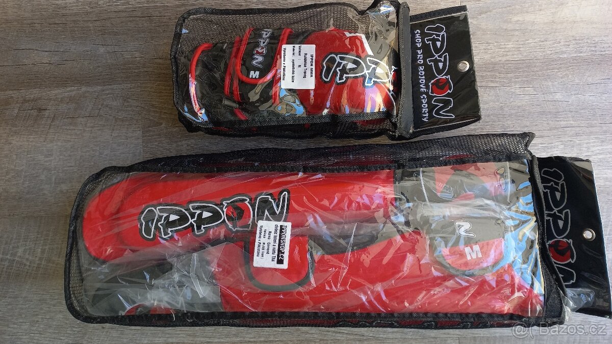 MMA rukavice a chrániče holen a nártů