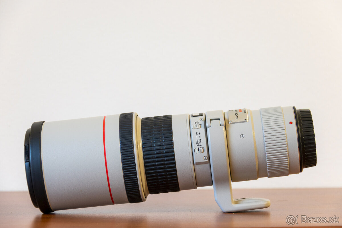 CANON EF 400mm f/5.6L USM = výborný stav f5.6