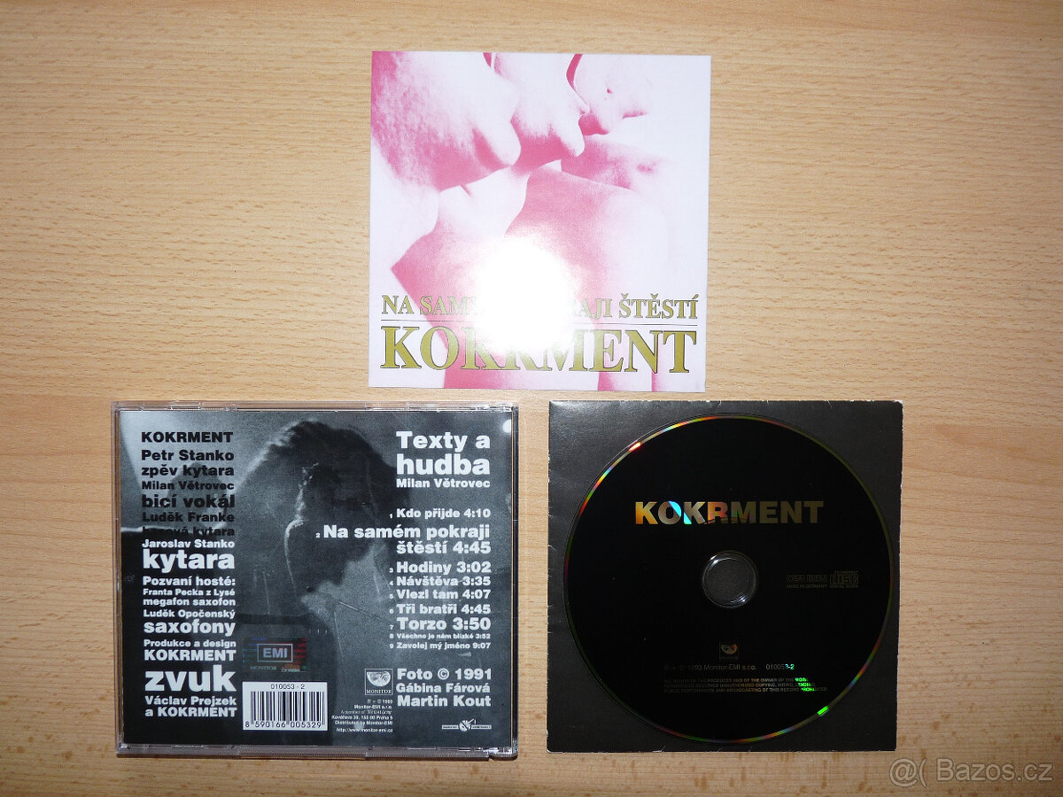 prodám CD KOKRMENT-Na Samém Pokraji Štěstí 1993/01 RARITA