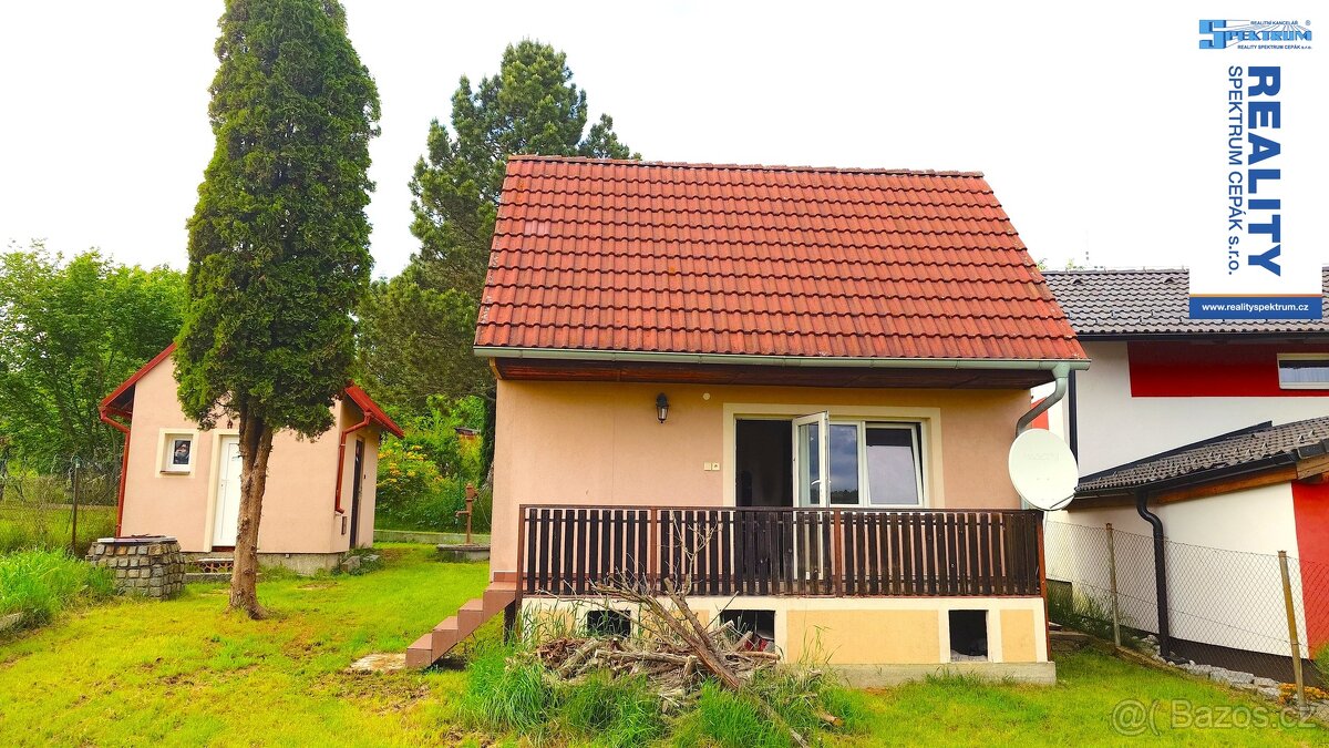 Rekreační chata se zahradou, 27 m2 - Borovany, ul. V Zahrádk