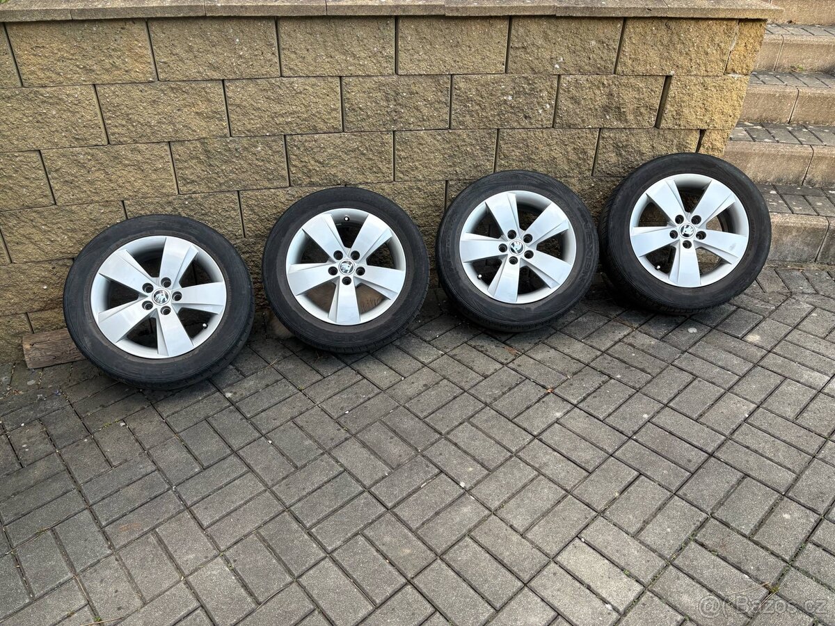 Prodám Alu ráfky R16 originál ŠKODA