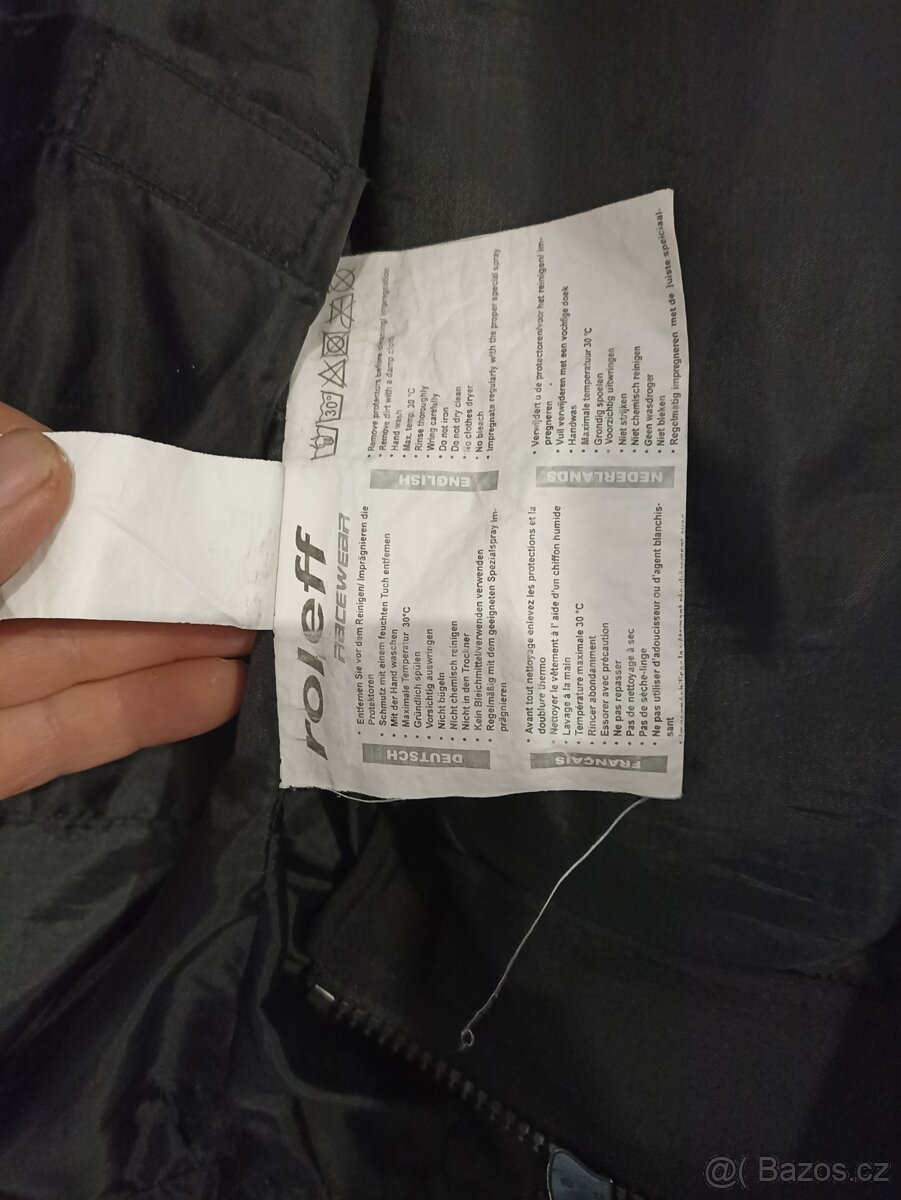 Motorkářská látková dámská bunda