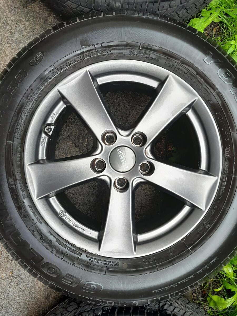 ALU kola DEZENT TX GRAPHITE R16 - TPMS ventilky