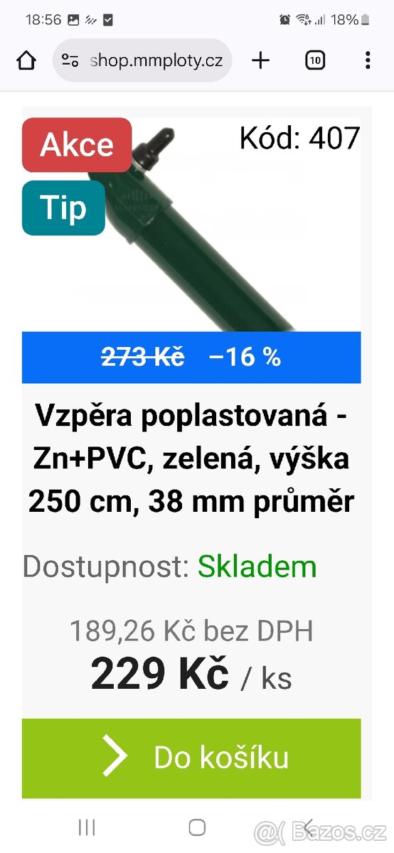 Sloupky a vzpěry