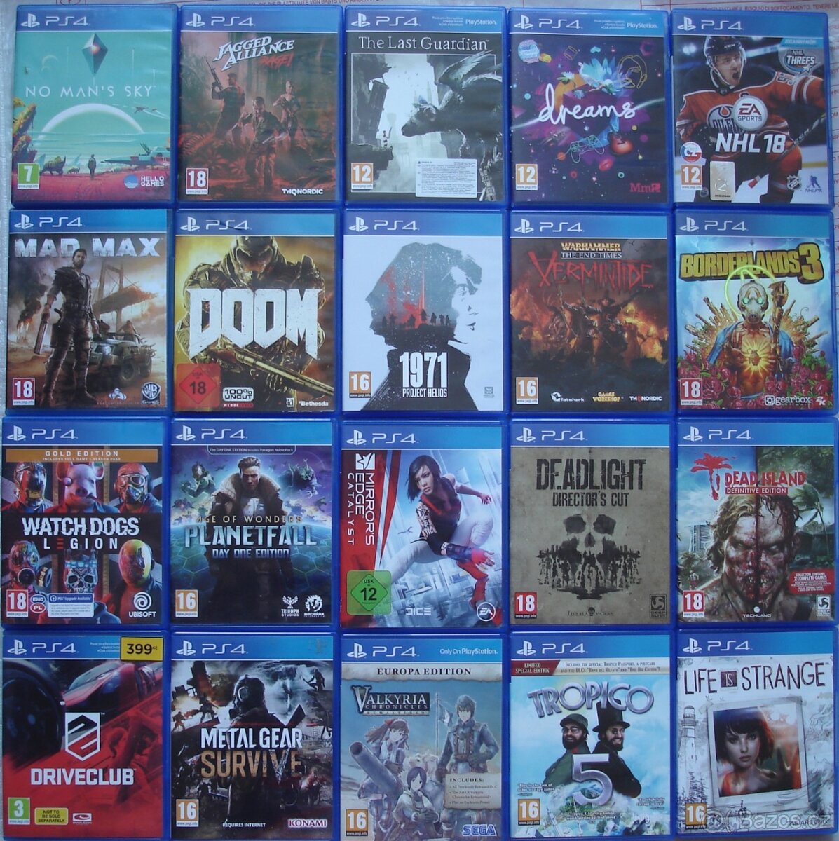Hry pro Playstation 4 Par her na PS4 - viz seznam Brno pošta