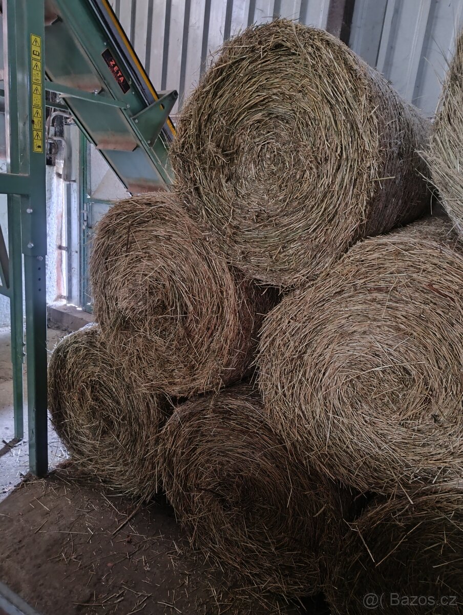 Prodám seno, balíky 80cm