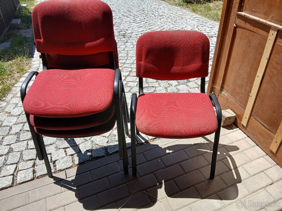 Konferenční židle čalouněná
