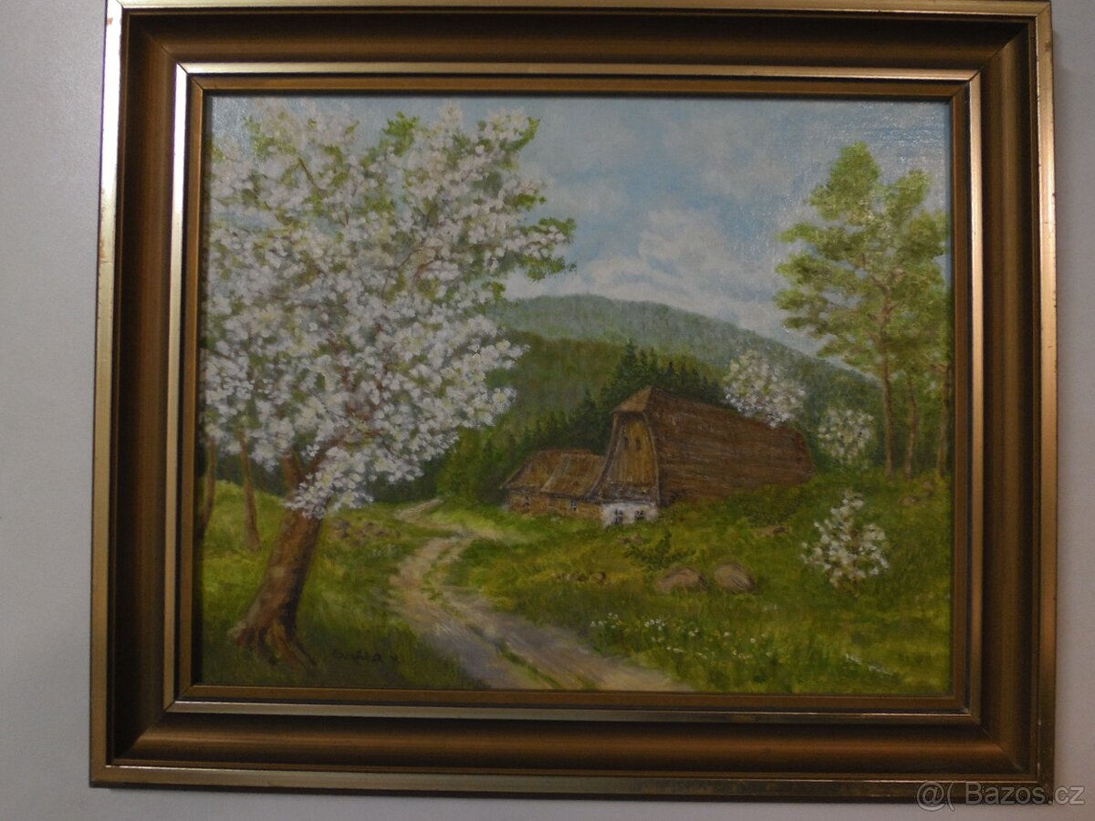 Obraz Jarní nálada na horách, signováno