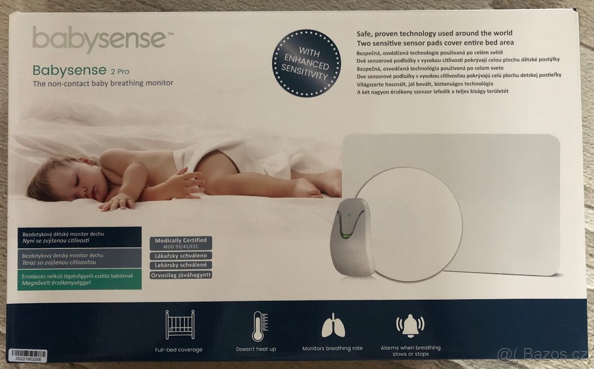 Monitor dechu Babysense 2 pro