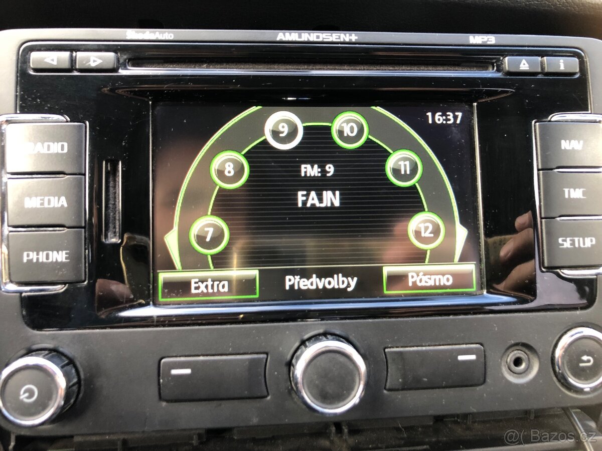 RÁDIO ŠKODA OCTAVIA 2 AMUNDSEN +