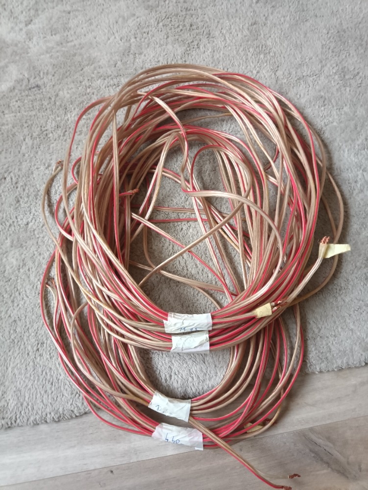 Reproduktorový kabel 45m    žíly 2 x 2,5 mm²