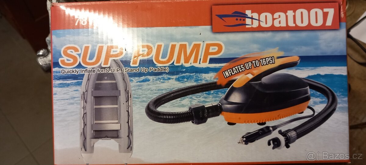Vzduchová pumpa boat 007 na 12v