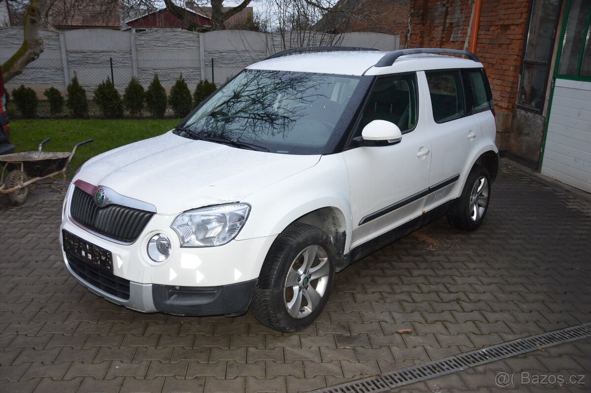 Yeti 2.0TDI 81kW ALU klimatizace NAVI rezerva