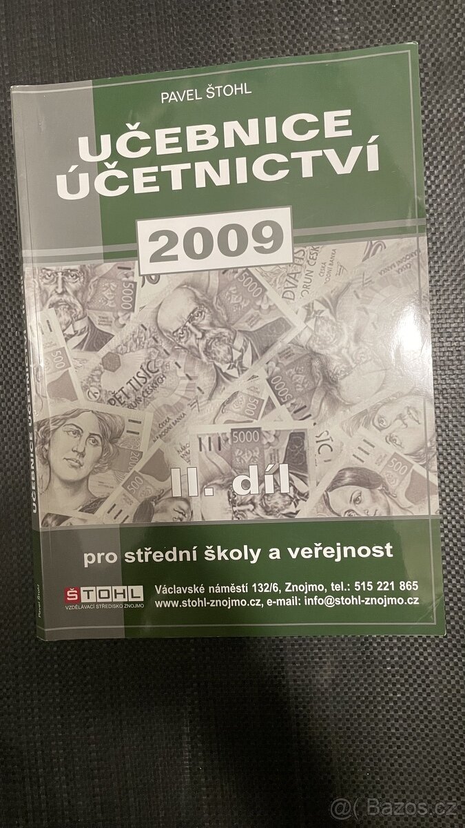 Učebnice účetnictví pro střední školy a veřejnost 2.díl 2009