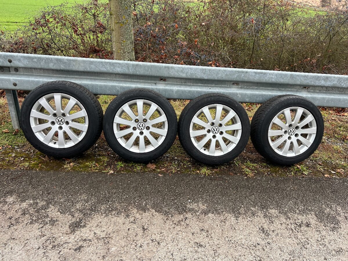 Alu kola VW 16" – originál 7Jx16 ET45, 5×112