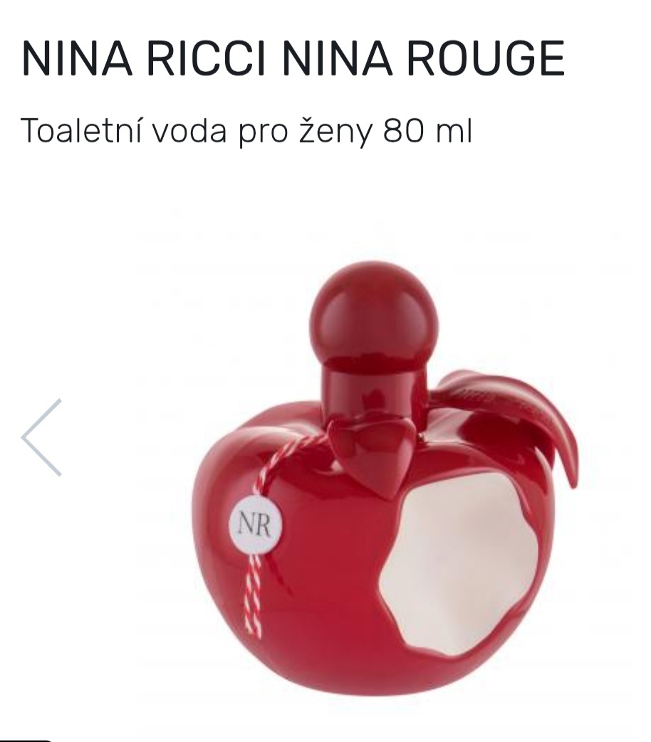 NINA RICCI ROUGE, parfém, toaletní voda