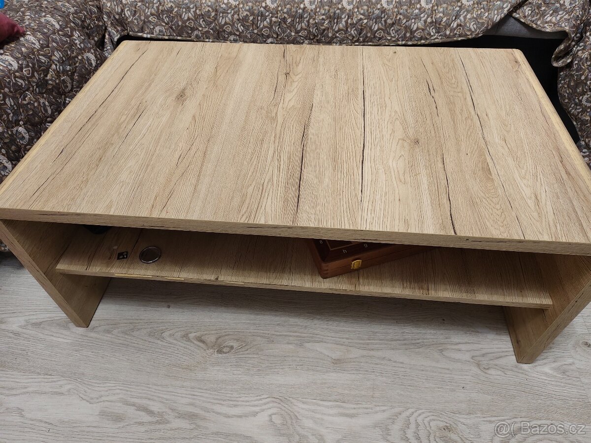 Konferenční stůl, stolek dub sonoma
