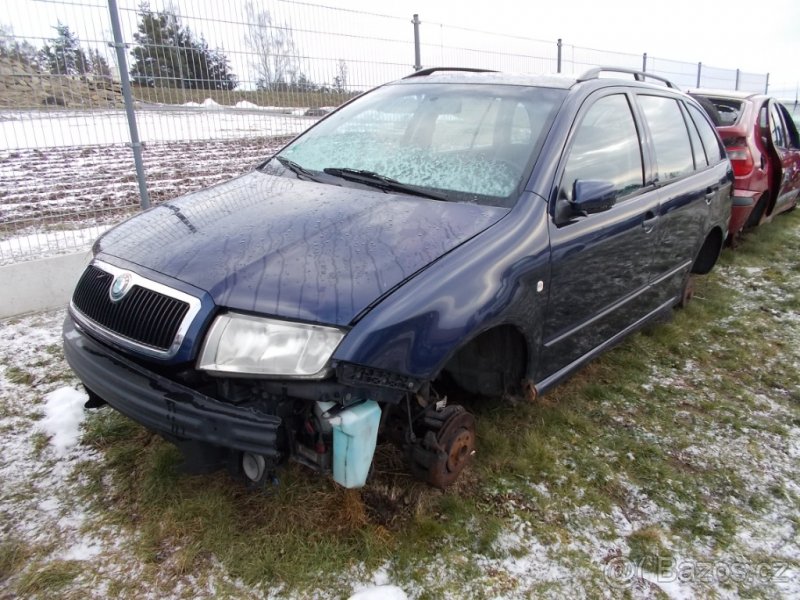 Škoda Fabia 1, 1,4 16v 55kW, 2001, modrá met., 9460