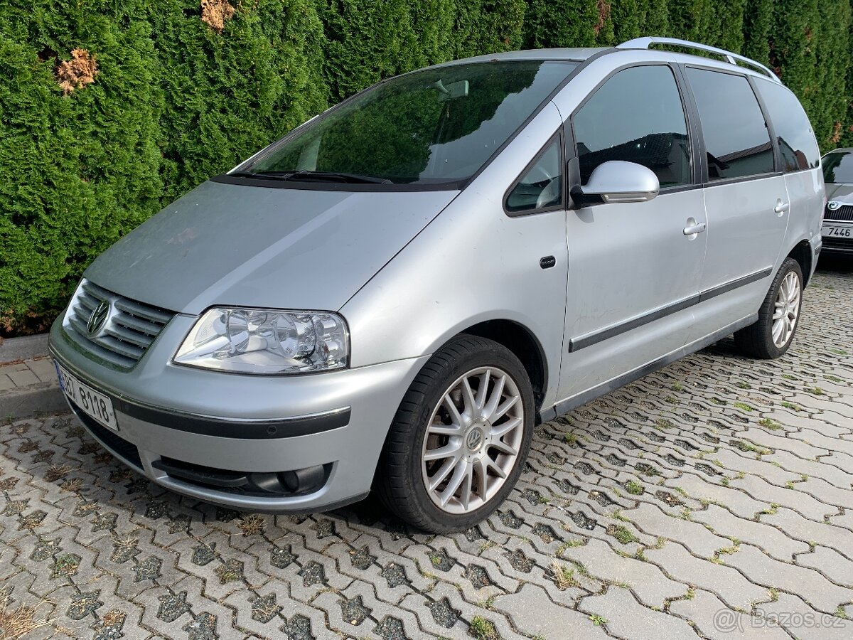 VW Sharan TDI, 2008, 7 míst