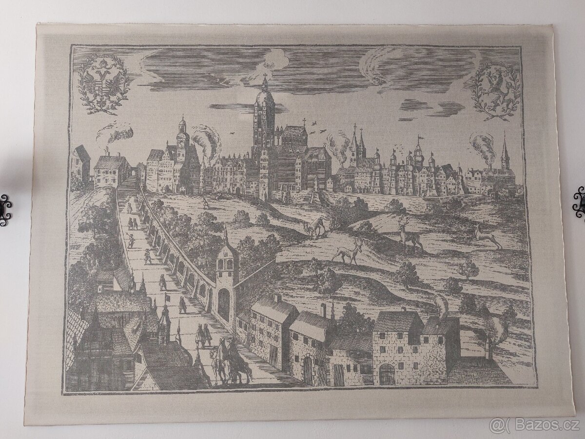 Starožitný Obraz - Pražská defenestrace 1618 (Hradčany)