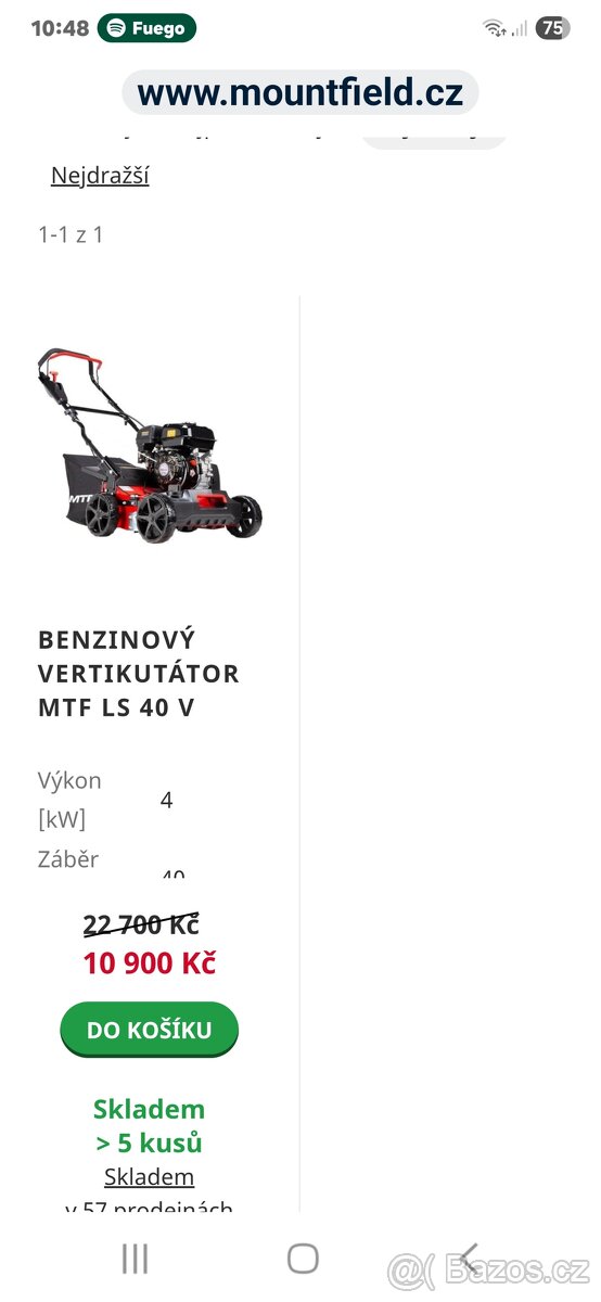 MTF veltikulátor LS 40 V