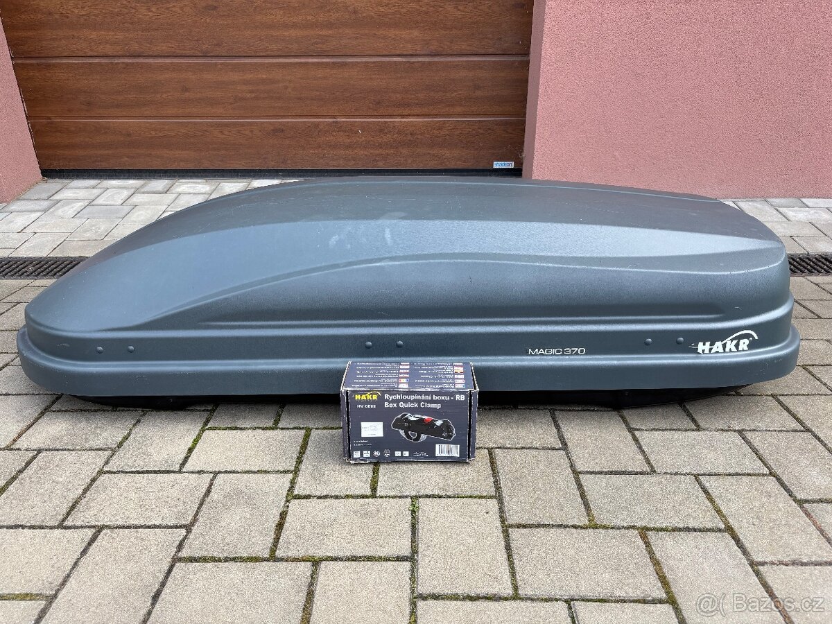 Střešní box Hakr+ rychloupínání