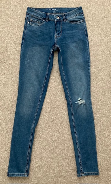 Dámské rifle, skinny, Orsey, vel. 34, XS