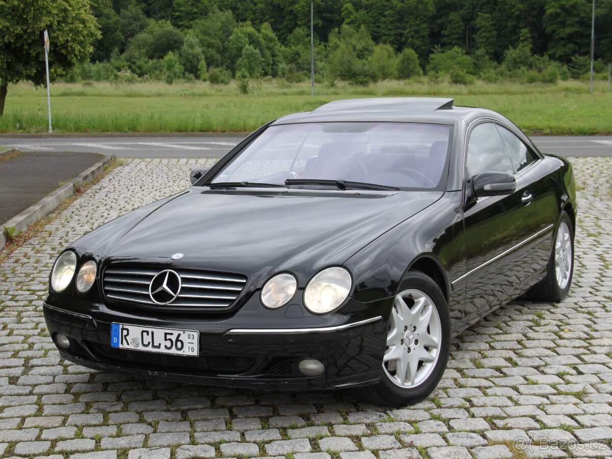 CL500, W215,5.0-225kw,Xenon,ŠÍBR,COMAND,Soft/Close,223 000km