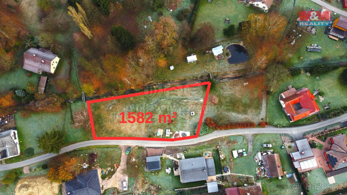 Prodej pozemku k bydlení, 1582 m², Opatovec