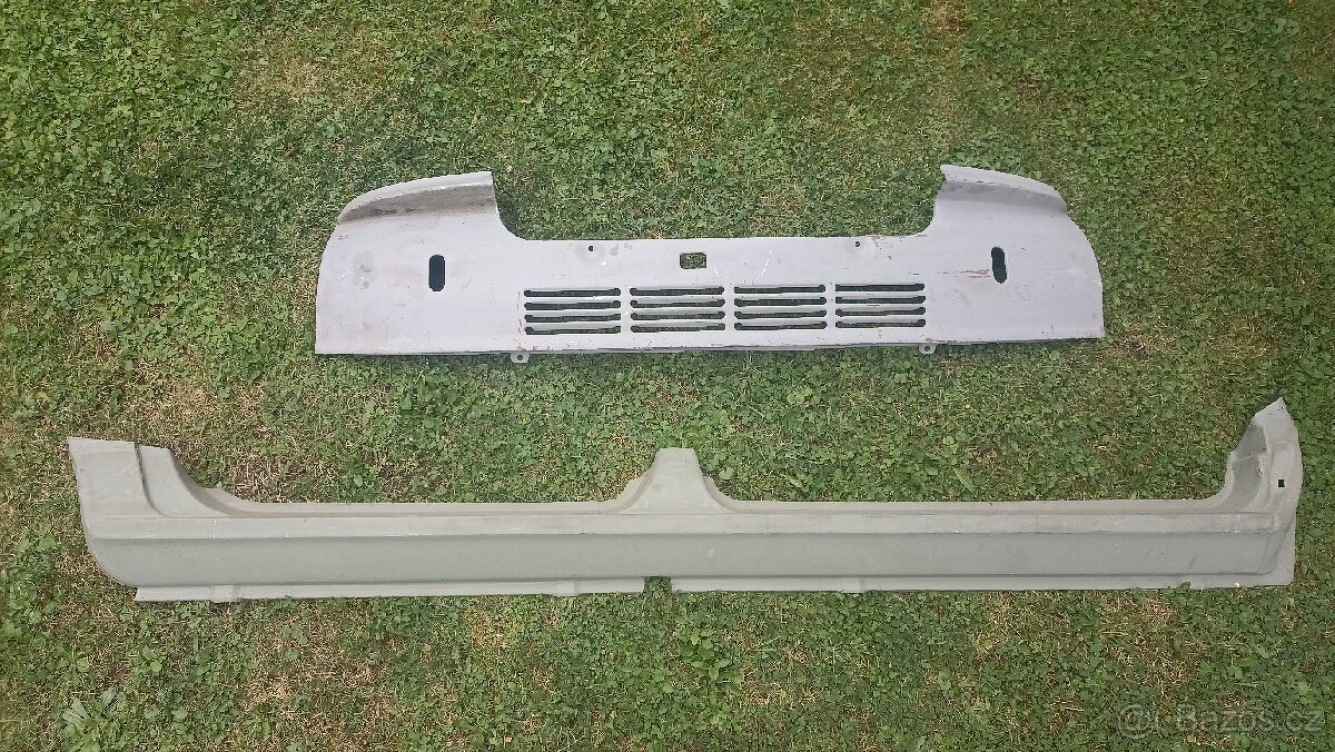 Škoda 105, 120 práh, přední čelo