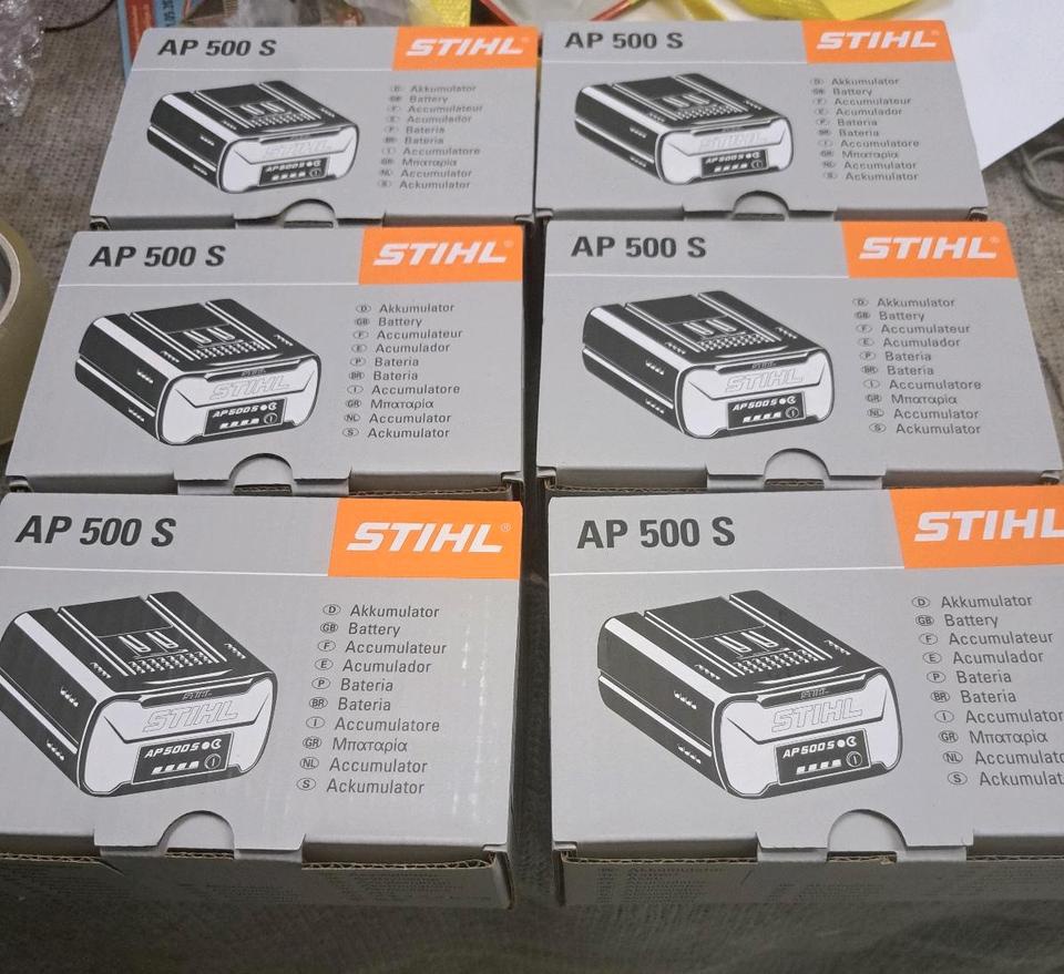 Nové baterie Stihl AP500 S se zárukou