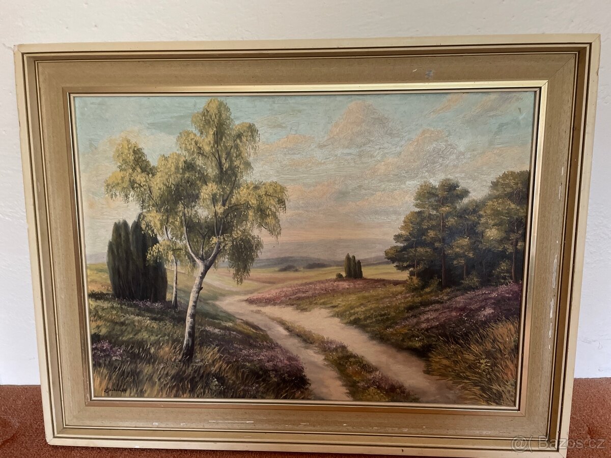 Prodám obraz autor J. Svoboda rok 1980