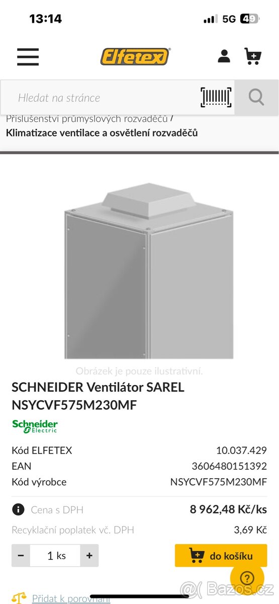 Ventilátor Sarel Schneider