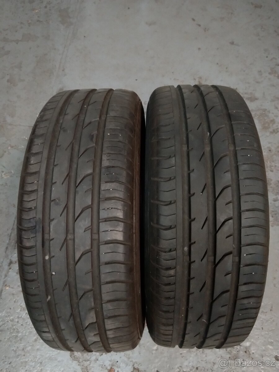 2x letní Continental 195/55 R16.