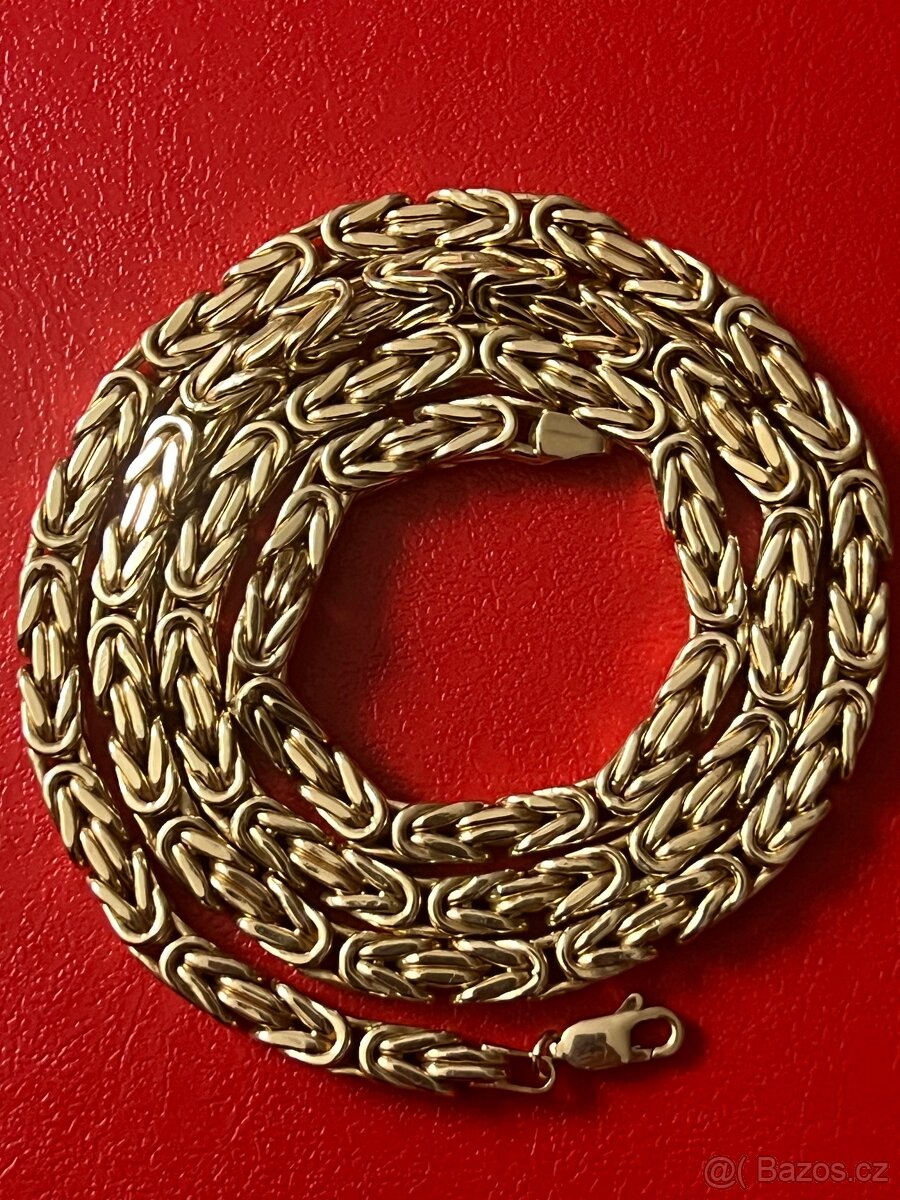 Zlato / zlatý řetěz královská vazba 14k