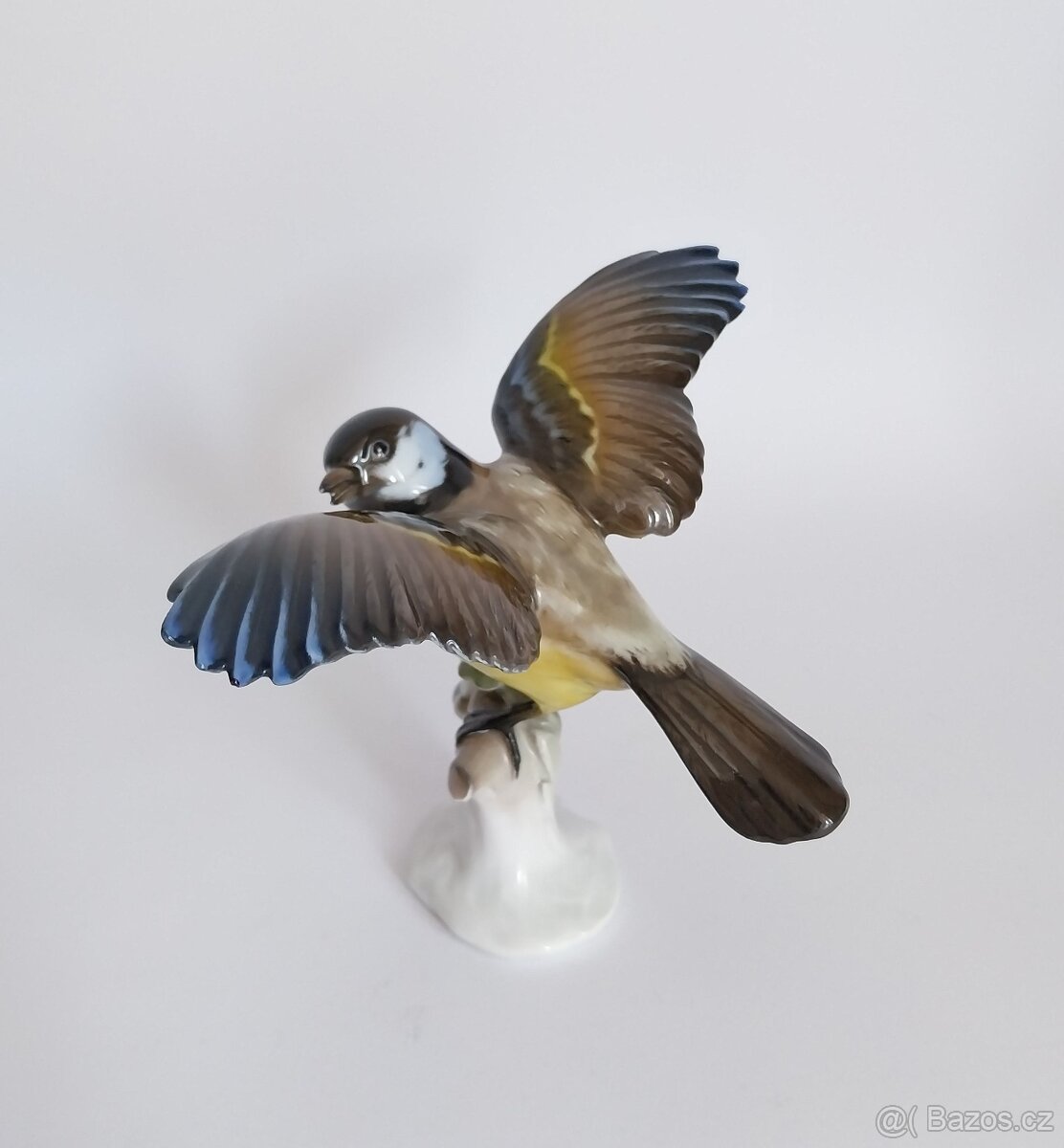 Porcelánová figurka sýkorky - Rosenthal