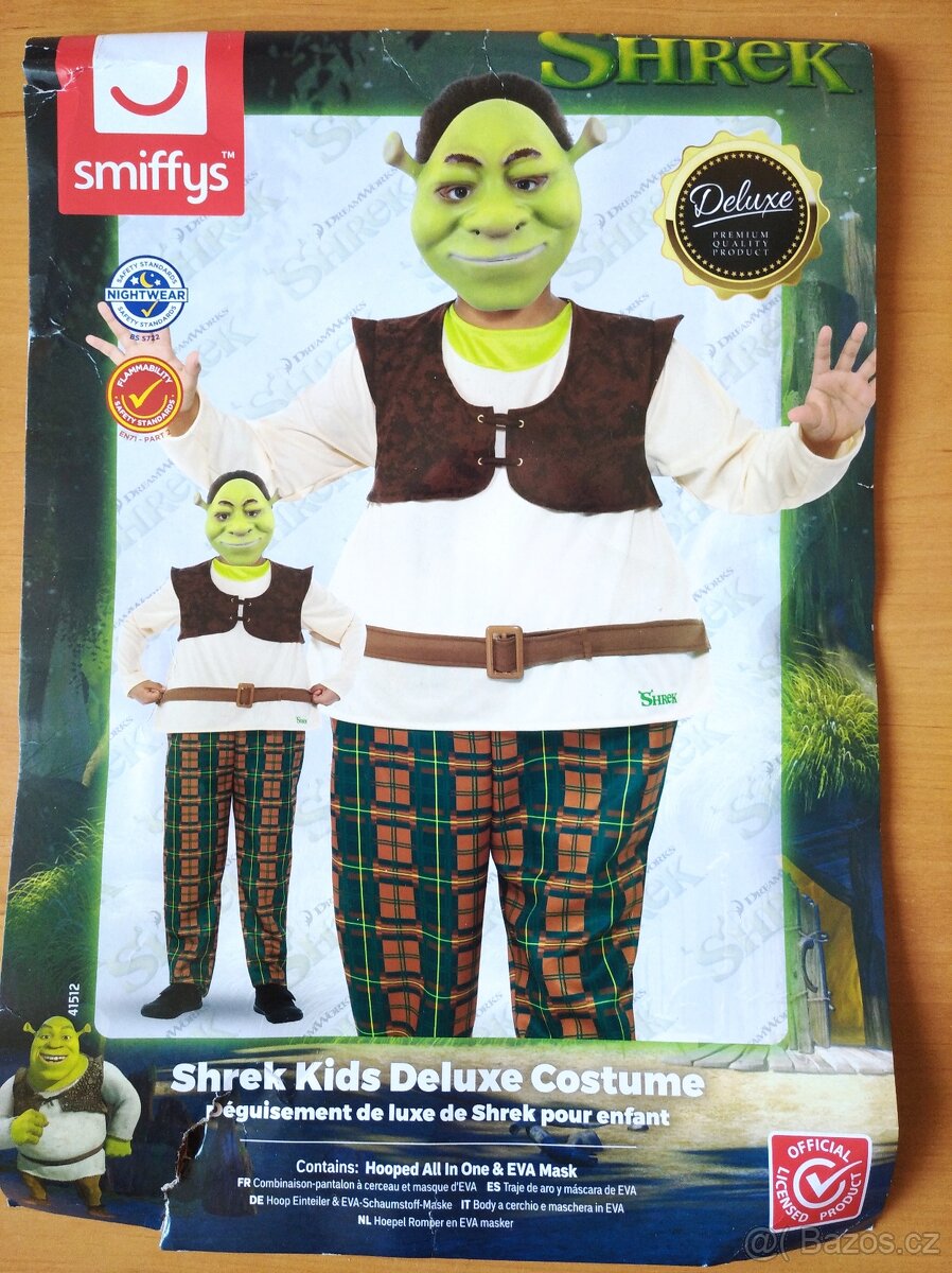 Karnevalový kostým Shrek