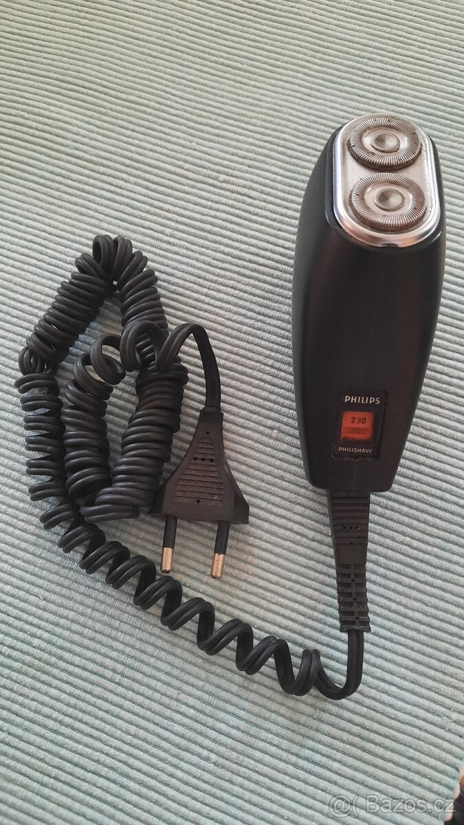 Holicí strojek Philips - retro