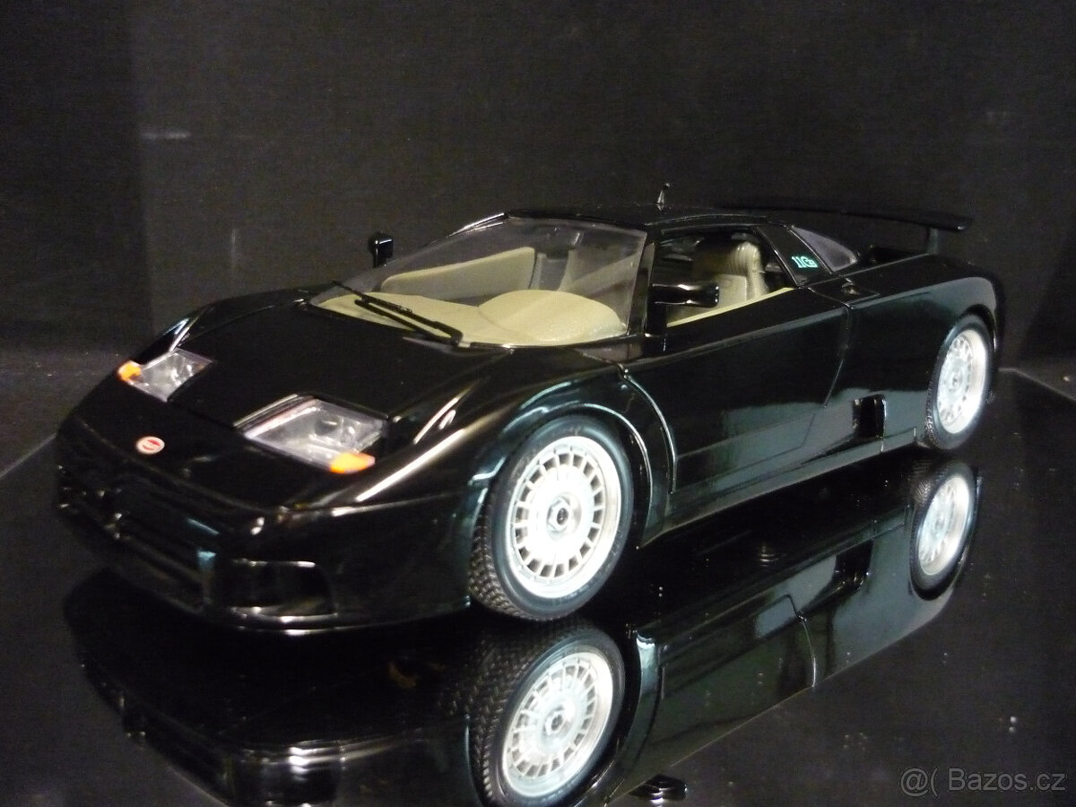 Bugatti EB110 černé Bburago 1/18