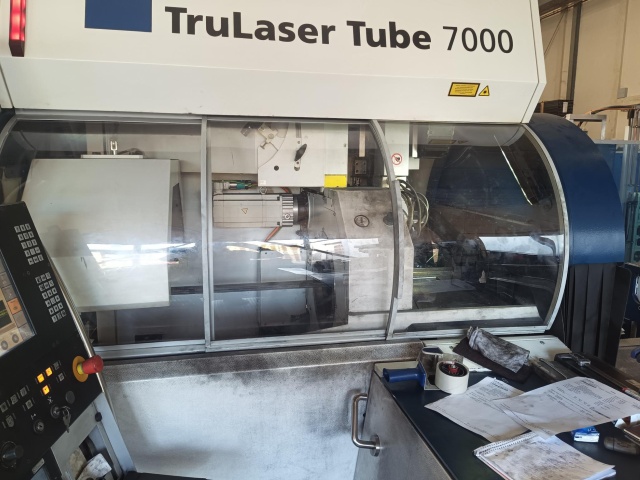 Laserový stroj TRUMPF TruLaser Tube 7000, z roku 2010