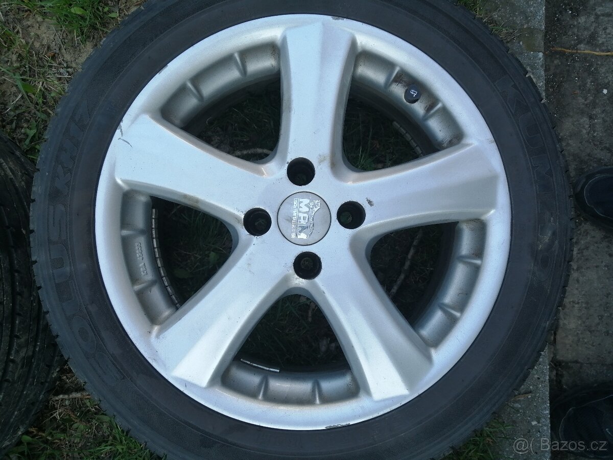 Alu kola R16 MAM 4×100 - komplet jen 1200 Kč