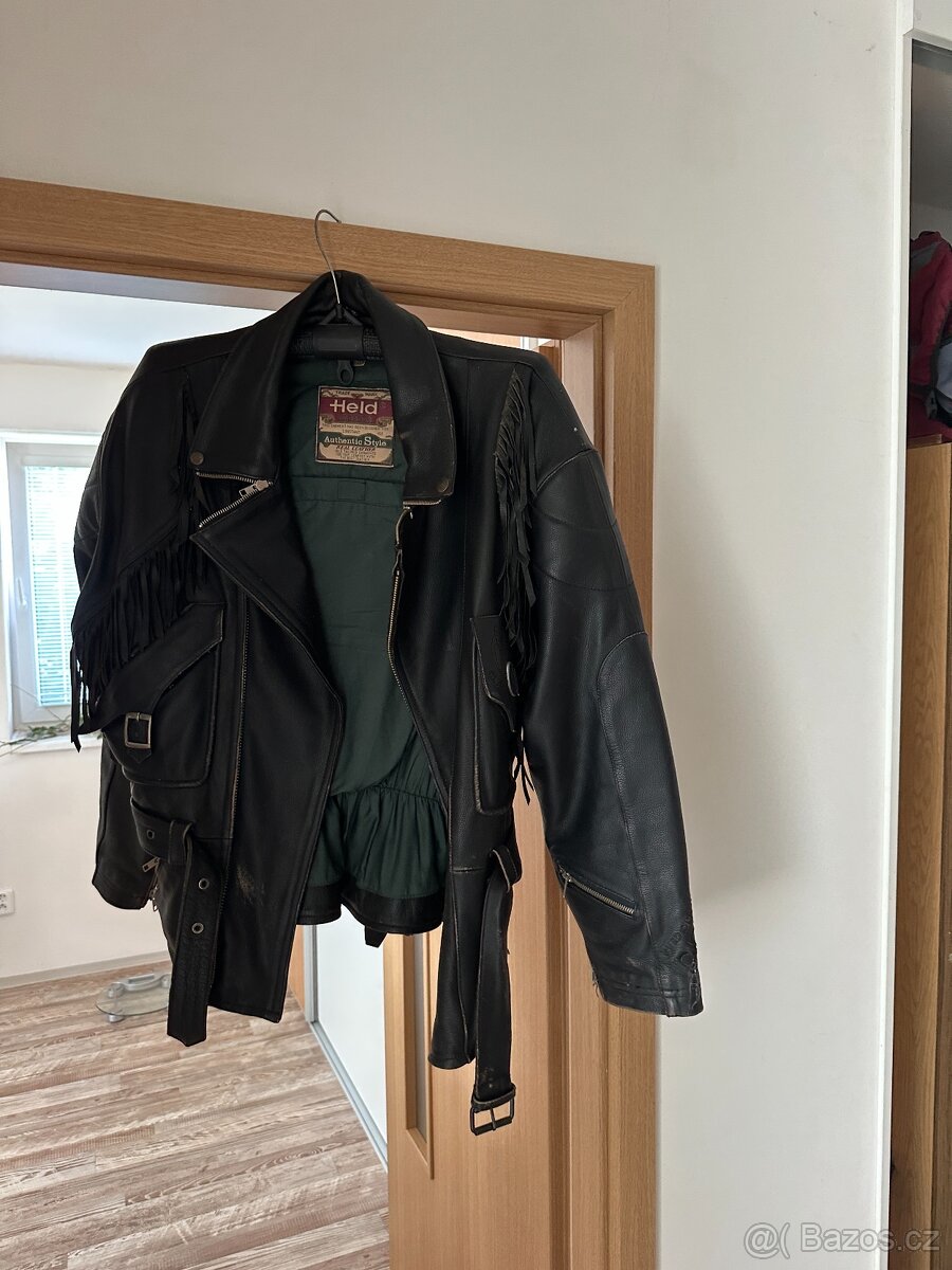 Prodám kožený choper křivák Held.