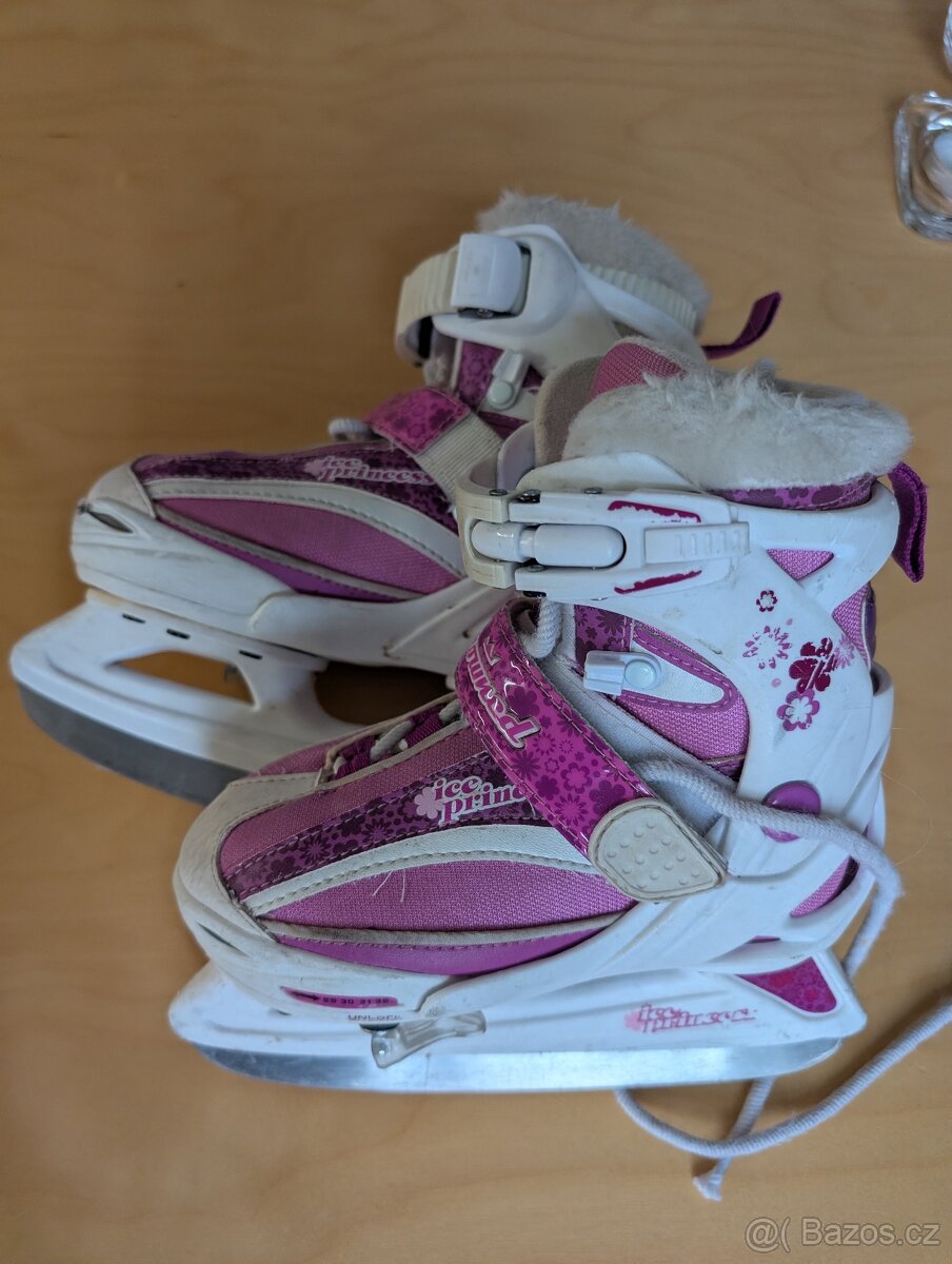 Dětské rostoucí brusle Crowned Princess 29-33
