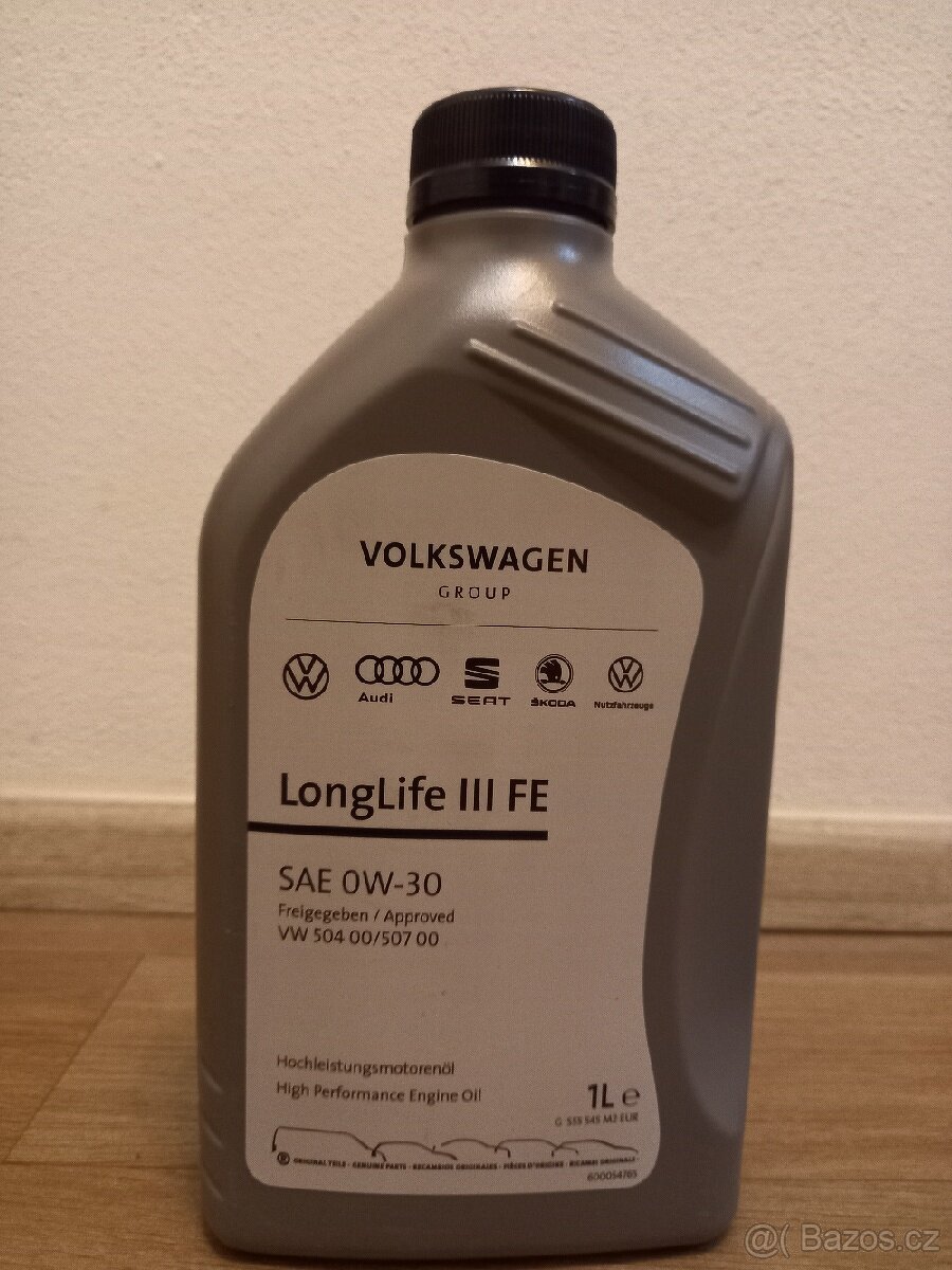 Motorový olej Longlife III 0W-30, 1L ORIGINÁL

