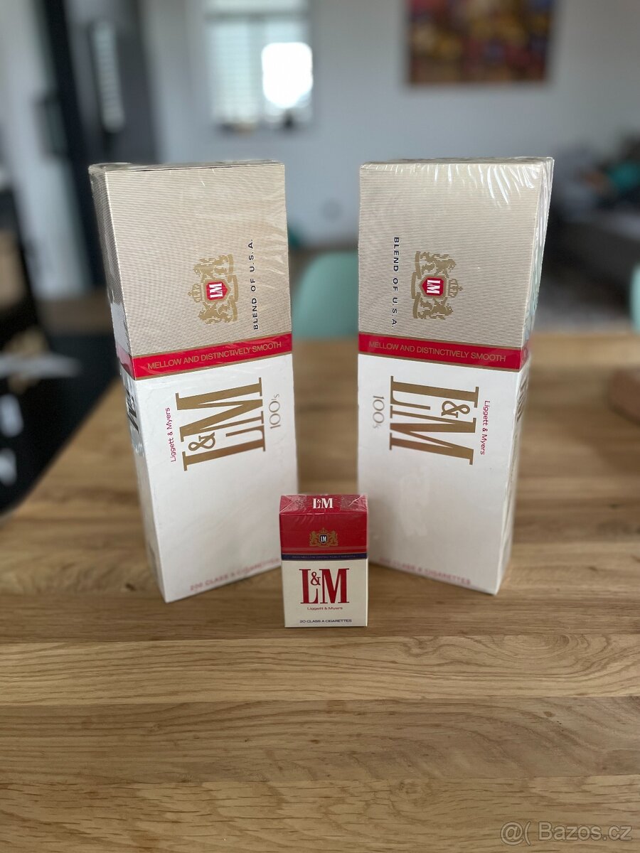 Staré sběratelské cigarety L&M